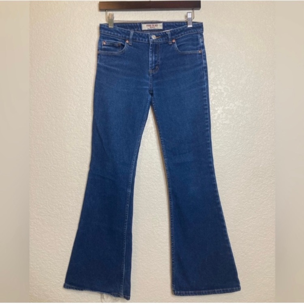 Paris Blues Originals Vintage 90s Y2K Boot Cut Jeans Dark Wash